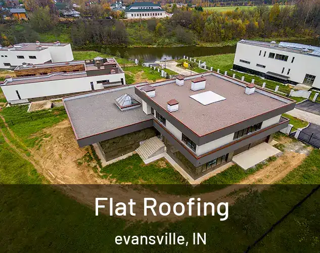  Flat Roofing evansville, IN