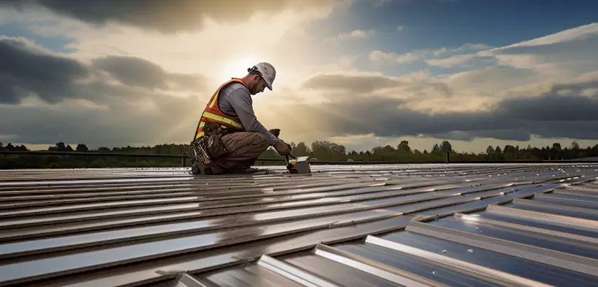 Commercial Roof Restoration in evansville