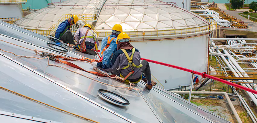 Emergency Commercial Roof Repair in evansville