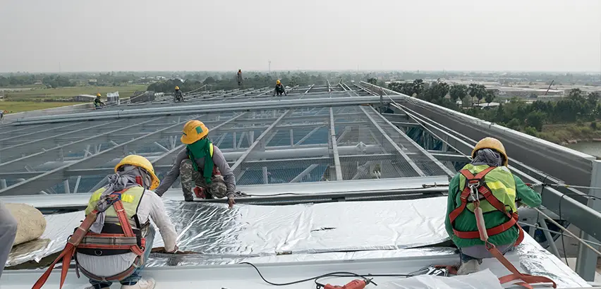 Commercial Roof Installation in evansville