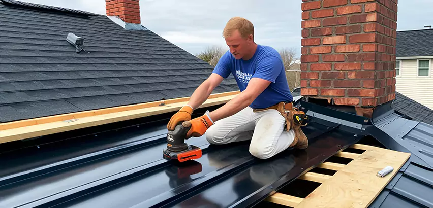 Metal Roof Leak Repair in evansville