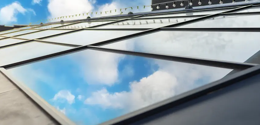 Flat Roof Skylight Installation in evansville