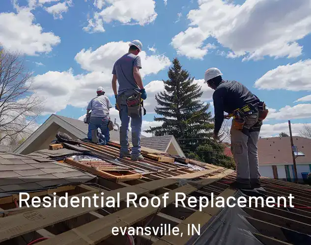 Residential Roof Replacement evansville, IN